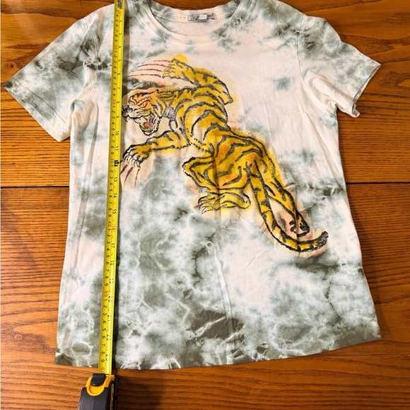 Lucky Brand Green and White Tie-Dye T-Shirt - Picture 5 of 7